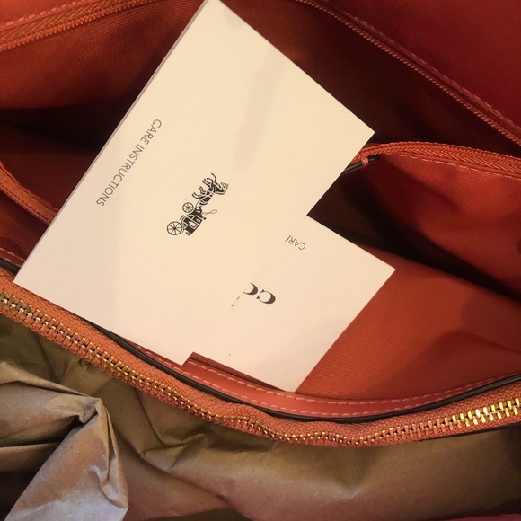 Coach Drawstring Carryall Signature Canvas Purse - Picture 6 of 16